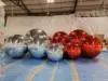 50cm-3m Double Layer Inflatable Mirror Ball PVC Silver Gold Mirror Balloon Giant Sphere Reflective Balloon For Wedding Event 4