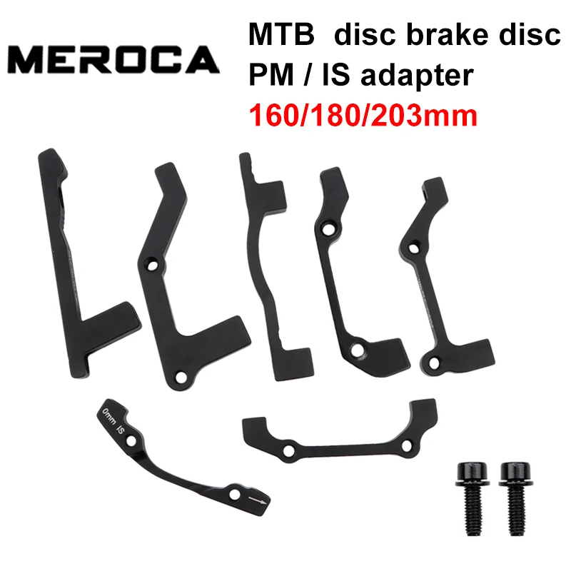 

Hydraulic Disc Brake Pad Set Electric Mountain Bike Accessories PM/IS 160mm 180mm 203MM Aluminum Alloy Caliper Adapter