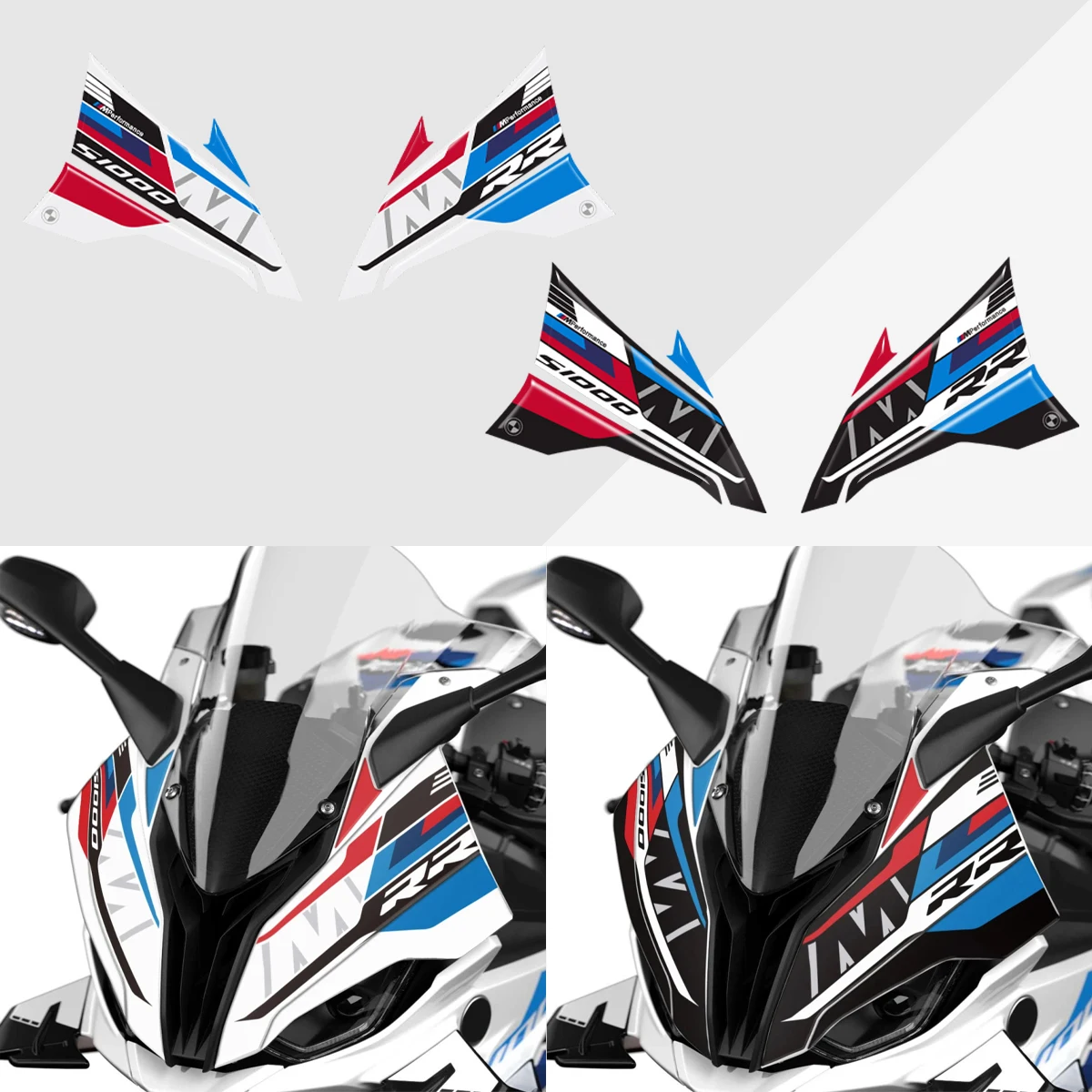 

2024 M Motorsport For BMW S1000RR S1000 RR M1000RR 2019 2020 2021 2022 2023 Front Fairing Protection Kit 3D Gel Paint Protector