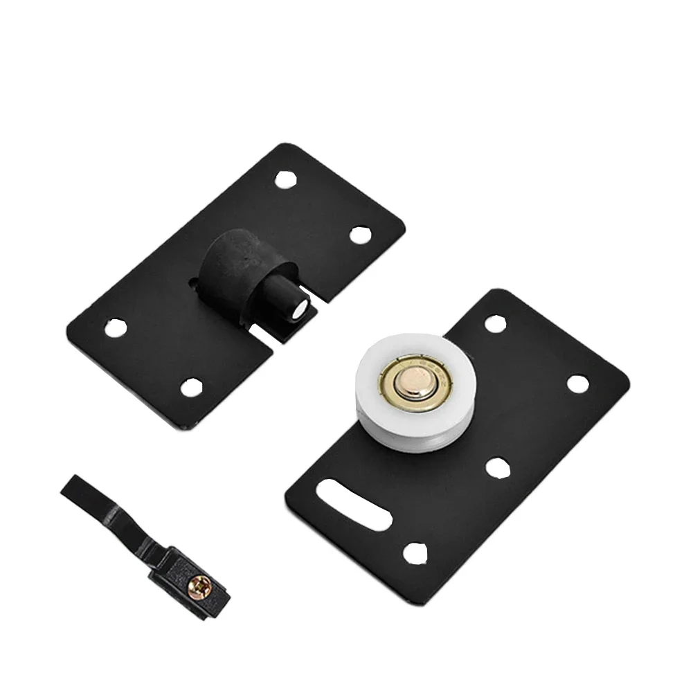 1 Set Sliding Door Rollers Mute Nylon Wheels Gear Track Kit 30mm Furniture Roller Wheel Sliding Door Runner For Wardrobe Cabinet