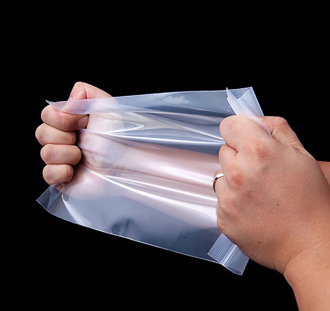 10Pcs 9-30 Seide Klar PE Zip-Lock Kunststoff Taschen Extra Große Wiederverschließbaren Beutel Tee Getrocknete Früchte Pulver geschenke Lagerung Verpackung Beutel – Detail 4