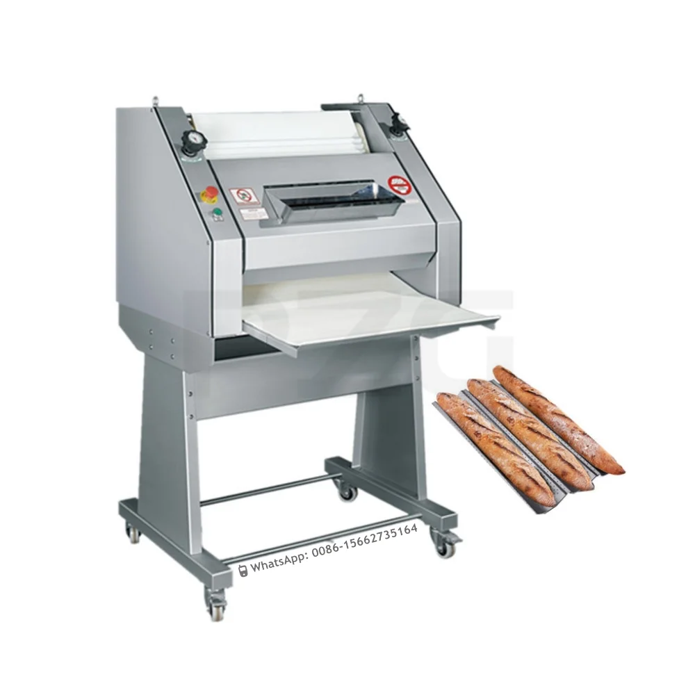 Bakery Roll Baguette Moulder Long French Bread Dough Moulder Baguette Moulding Maker Production Line Molder Making Machine 2