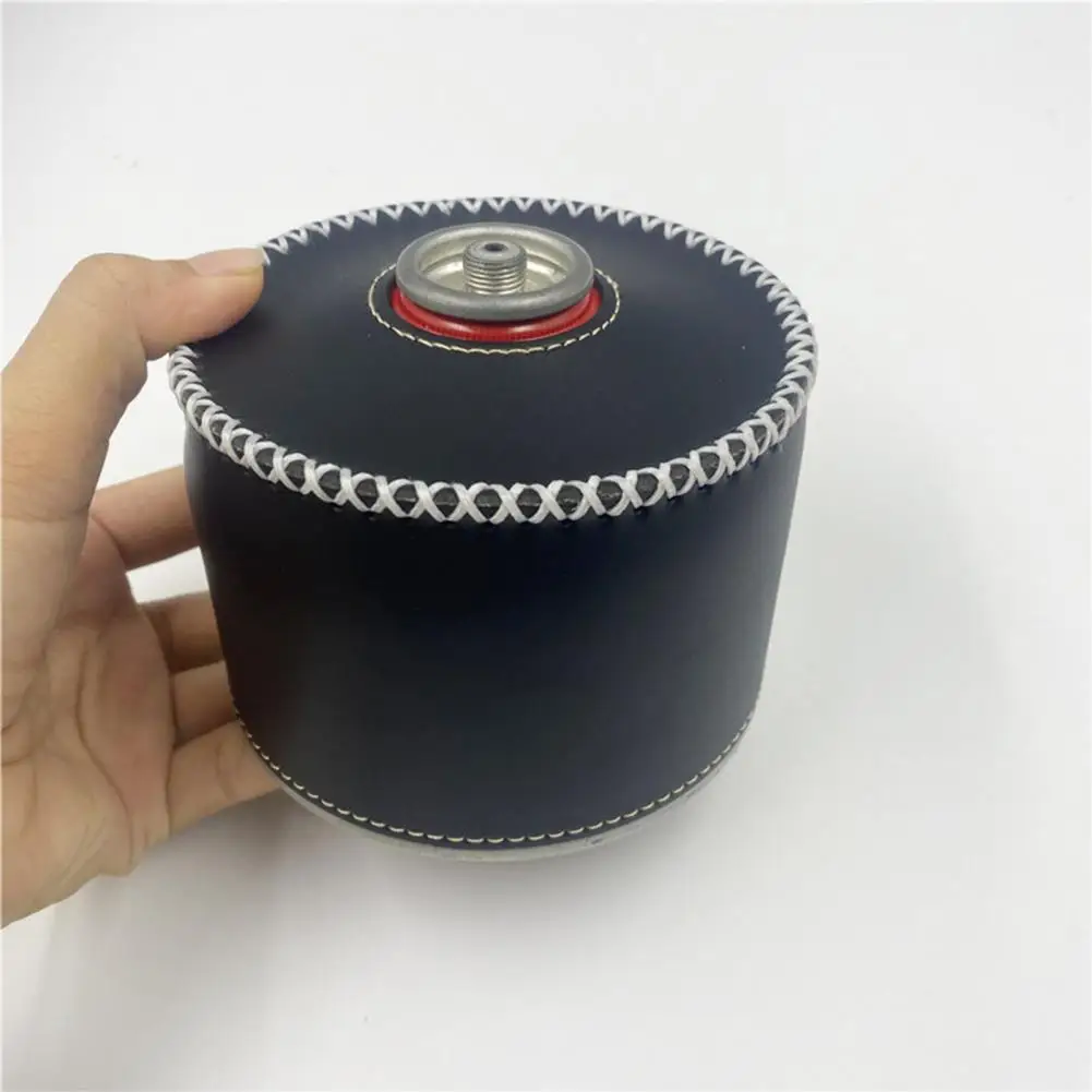 Gas Tank Cover Waterproof Anti-scratch Explosion-proof Protect Gas Tank Faux Leather Camping Cans Cover Outdoor Supplies