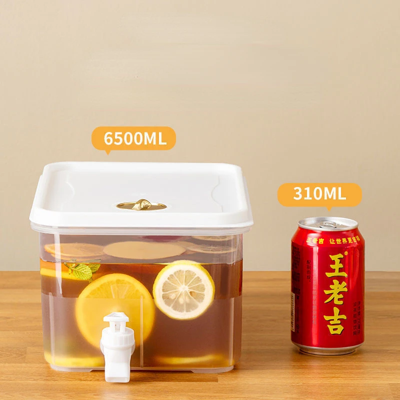 6500ML Extra Large Glass Container With Locking Lid and Handle