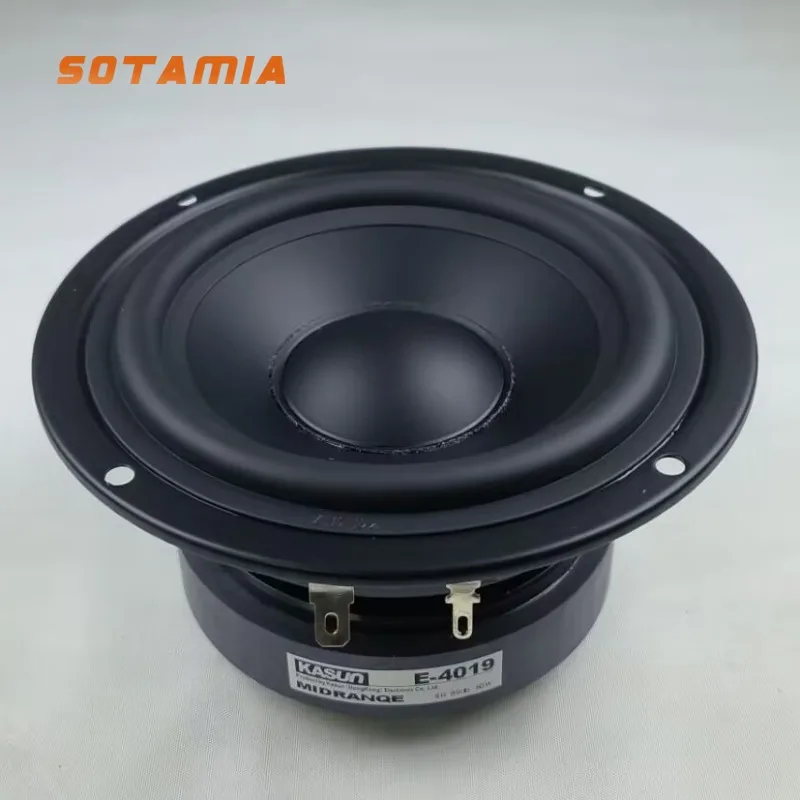 SOTAMIA 1Pcs 4 인치 미드레인지 파워 라우드 스피커 8 옴 80W DIY 홈 시어터 휴대용 블루투스 스피커 HiFi 음악 오디오 스피커