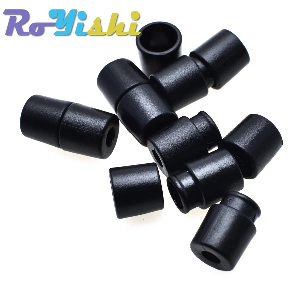 10 Pcs/Pack Lanyard Connectors Lanyard Safety Breakaway Pop Barrel Connectors For Paracord & Ribbon Lanyards Plastic Buckles