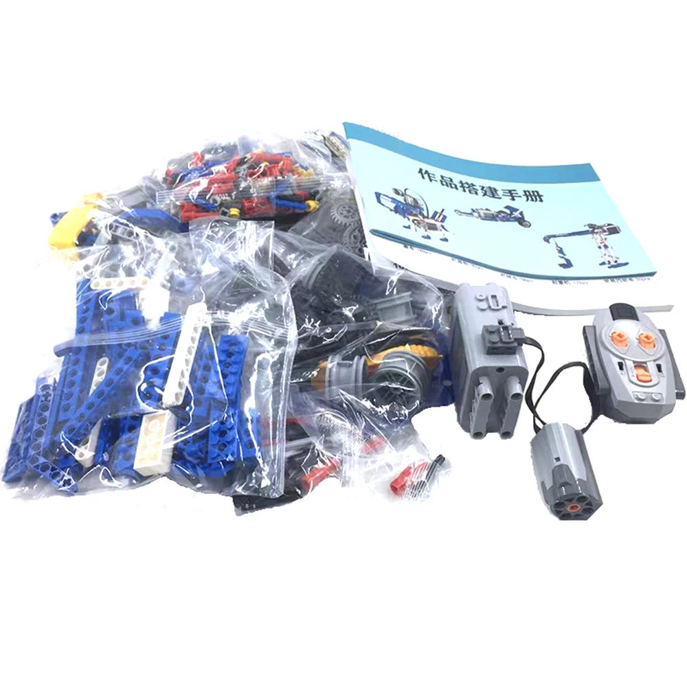 Bloques de construcción de robótica técnica para niños, juguete de