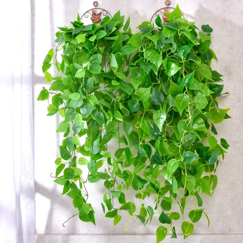 Artificial ivy Plants Plastic Leaf With pots Wedding New Year Christmas for Home Balcony Garden Office desk Decoration supplies