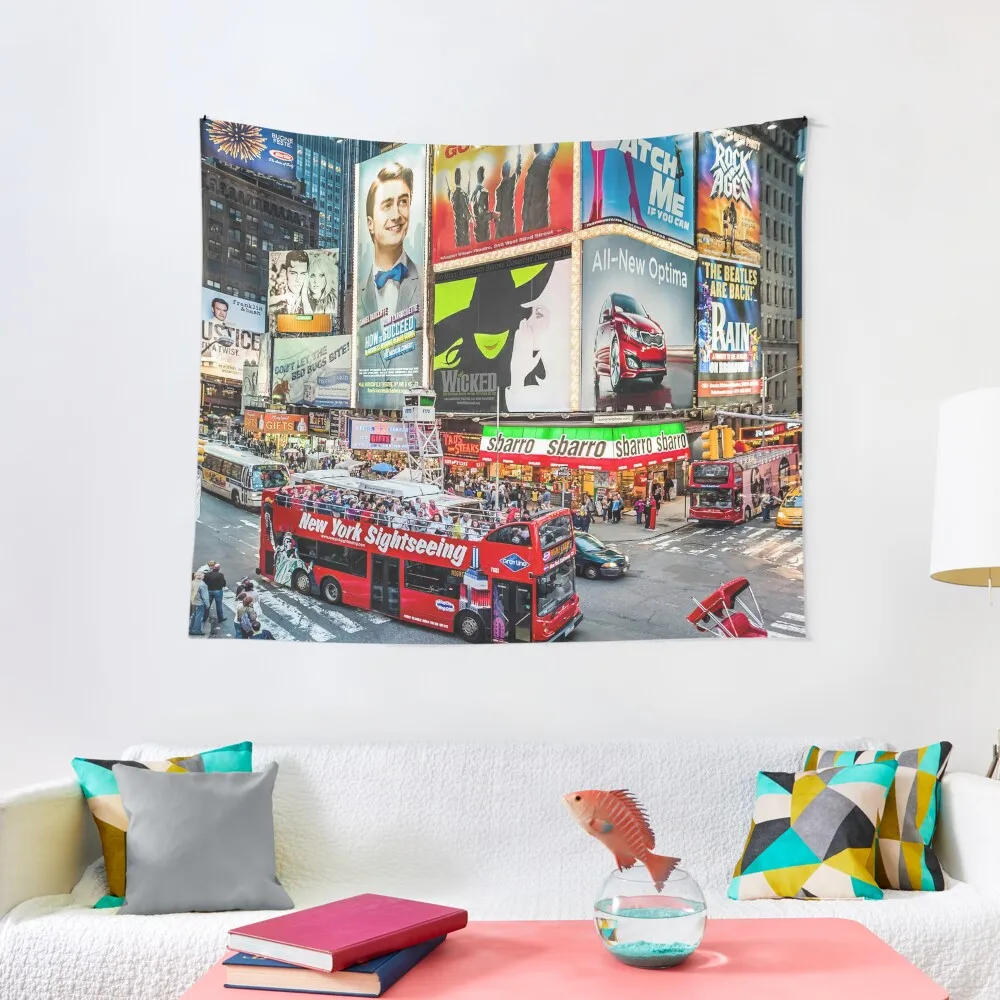 

Times Square At Night II original Tapestry Room Decorator Bedrooms Decorations Room Decor For Girls Tapestry