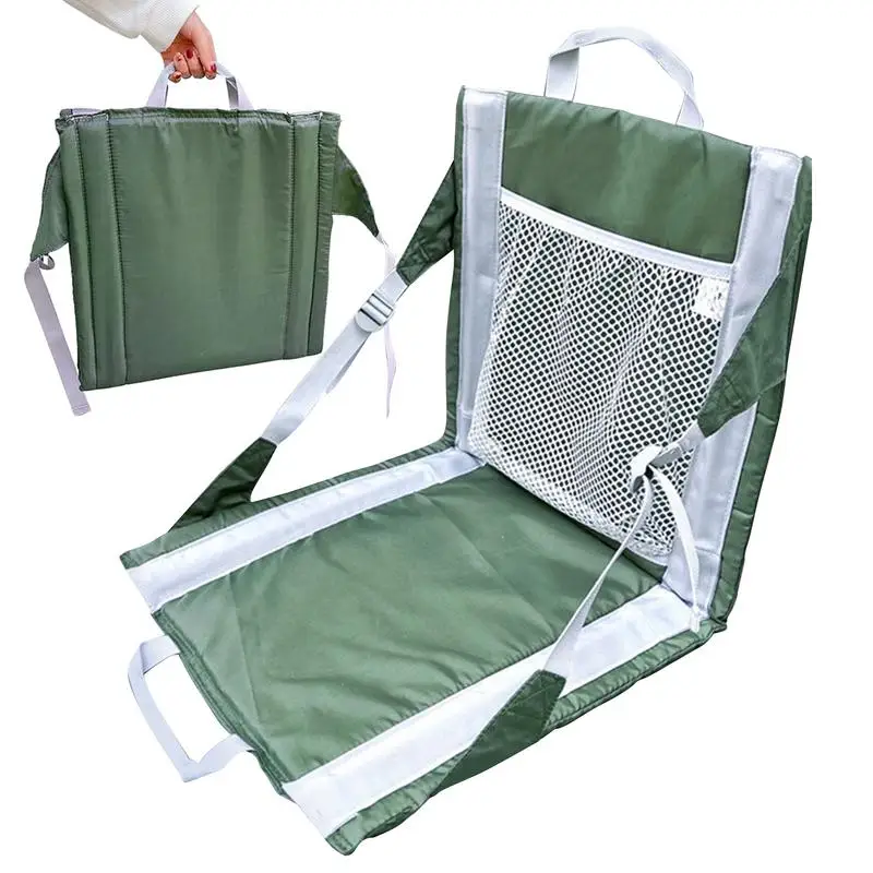 

Padded Bleacher Seat Foldable Stadium Seat Stable Support Bench Chair Cushion Bleacher Chair For Picnics Beach Fishing