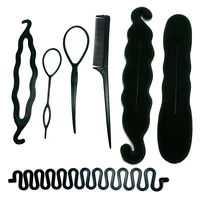 1-65Pcs/Set Multi-style Magic Donut Bun Maker Women Hair Accessories Braid Styling Hairpins Twist Hair Clips Girls Styling Tools 2