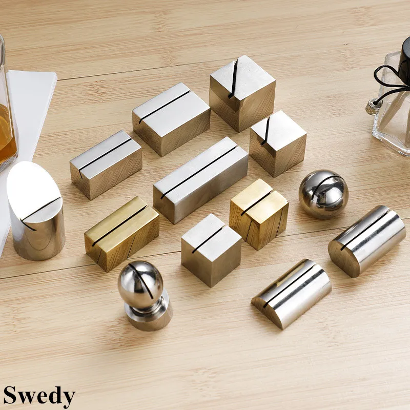 

Metal Place Card Holder Wedding Anniversary Party Photo Picture Holder Clip Table Number Name Setting Holder Display Stand