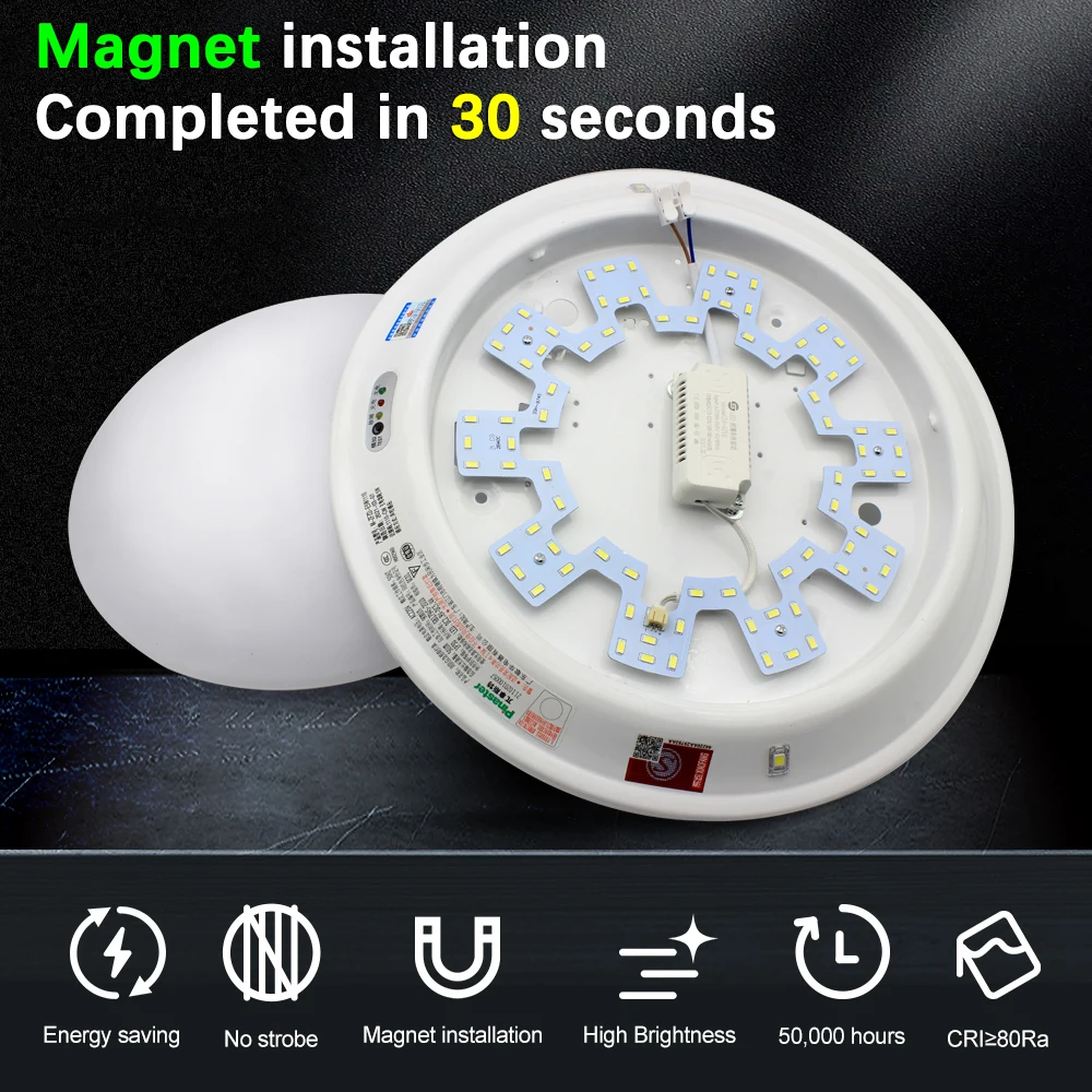 LED Ceiling Light LED Light LED Panel Ceiling Light Module 220V LED Module Ring LED Panel 12W 15W 18W 24W 30W 36W 40W 50W Ceiling Light Replacement Light Kit for Ceiling Fan Lights
