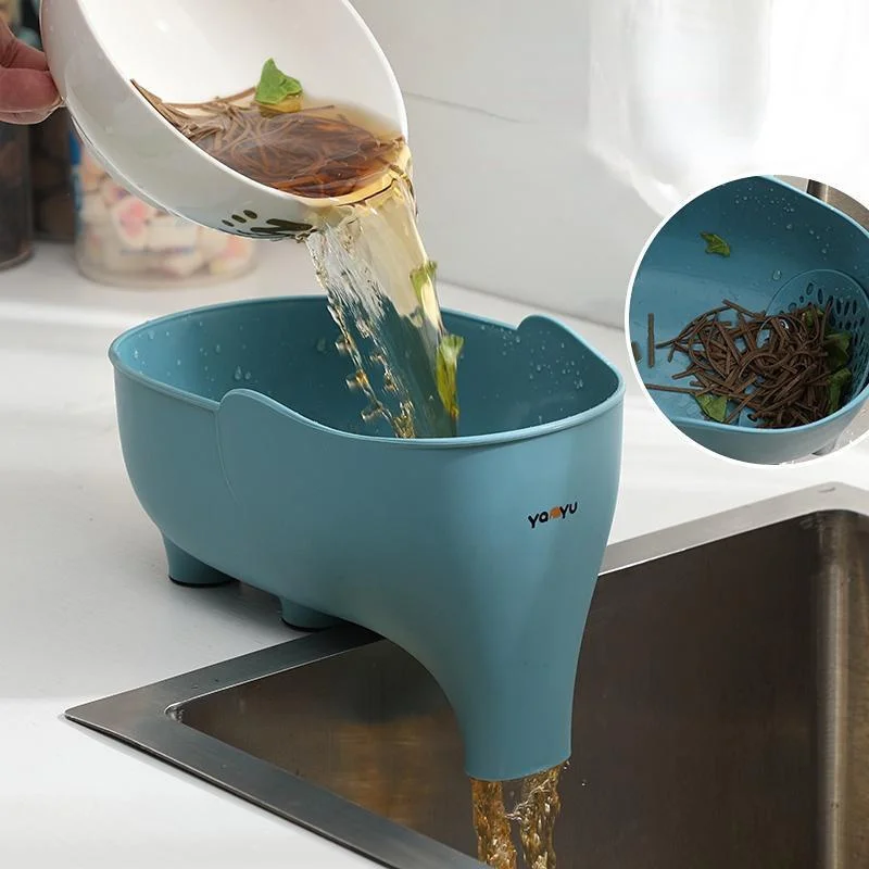 Elephant Drain Basket Multipurpose Kitchen Storage Drain Basket
