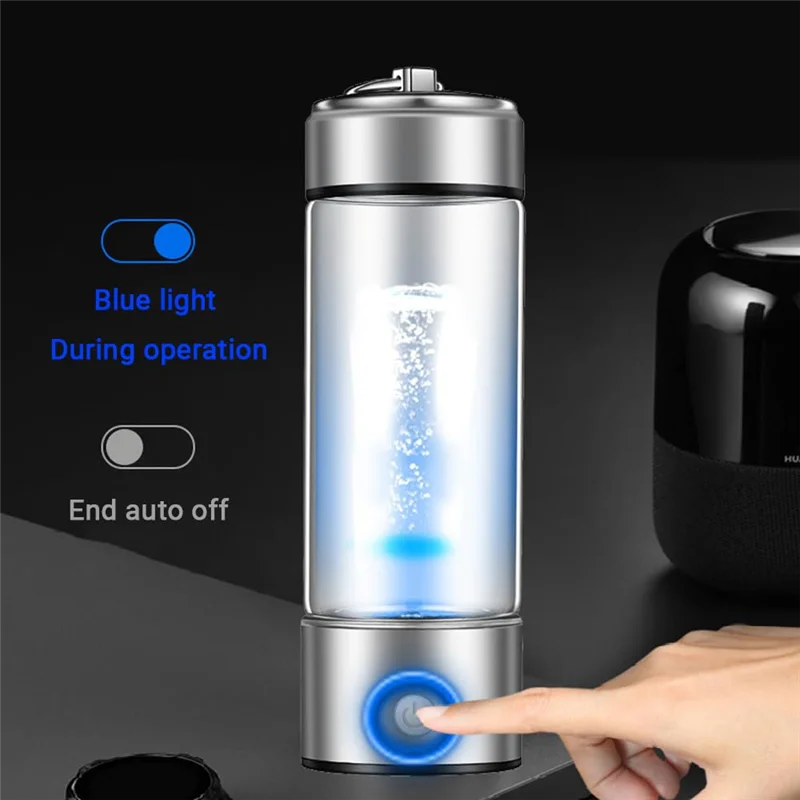 Advanced Hydrogen Water Bottle , Portable Rechargeable Water Ionizer Machine With SPE Technology, For Home,Office&Travel Durable
