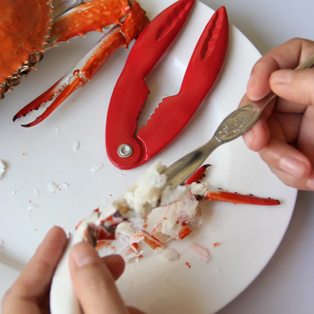 CrabPeelShrimpToolLobsterClampPliersClipPickSetSeafoodTools