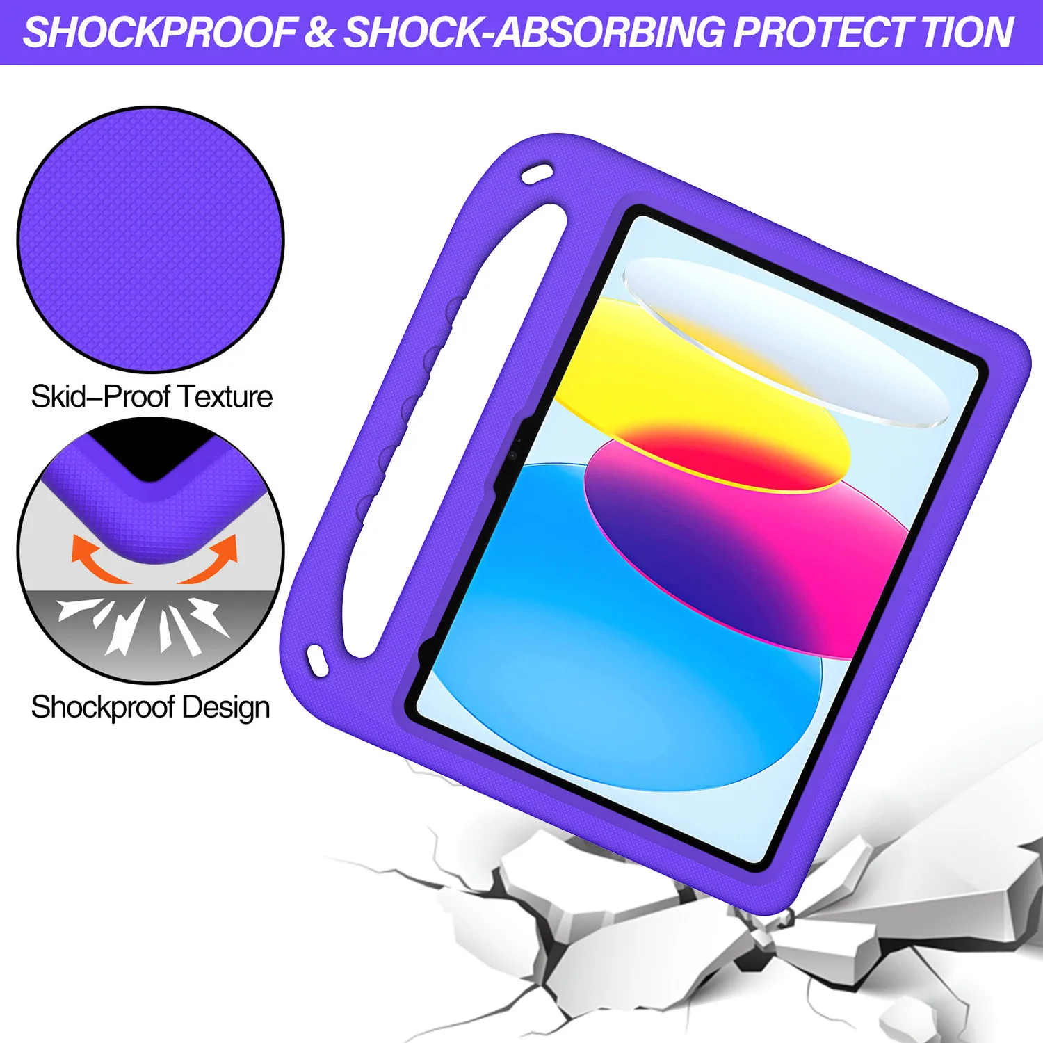 Case For iPad 10th Generation 10.9 2022 shockproof EVA kids cover for iPad  10 case A2696 A2757 A2777 coque - AliExpress