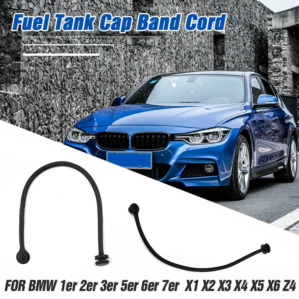 Fuel Tank Cap Strap For BMW 1 2 3 4 5 E81 E82 E87 E88 E46 E90 E91 E92 E93  E39 E60 E61 F07 E63 E64 E65 E66 E68 F01 F02 F04 X3 E83