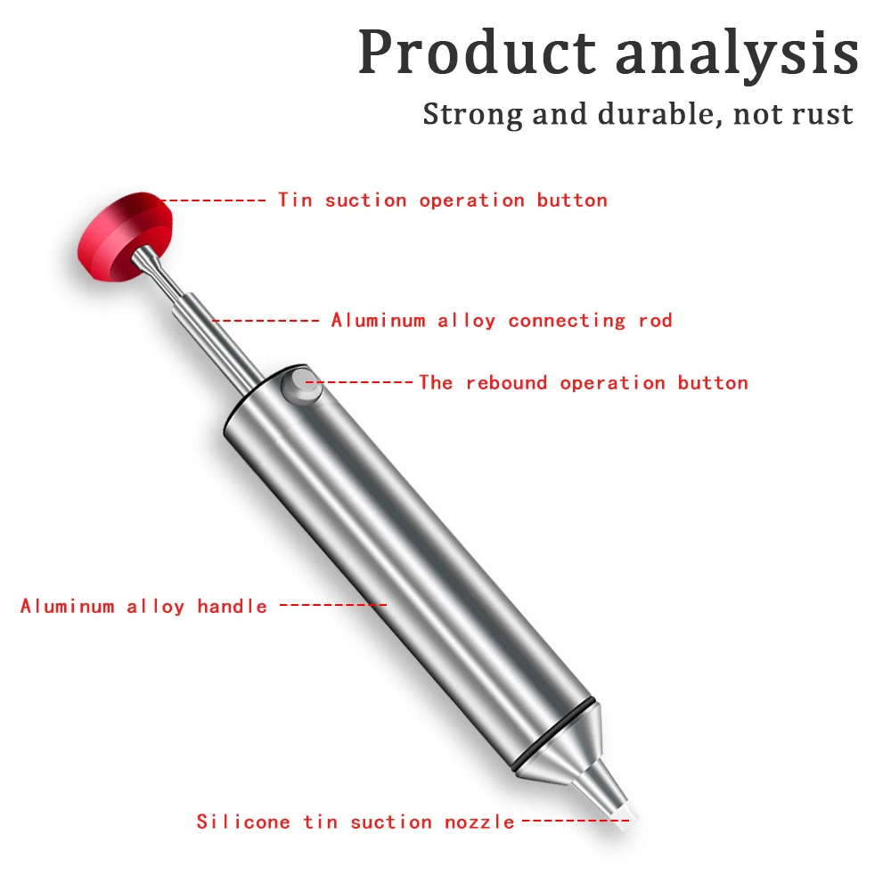 Pistolet à ventouse à souder pro alliage aluminium pompe dessouder puissante