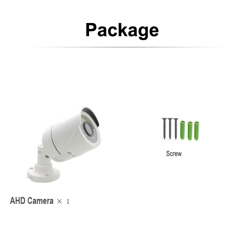AHD Camera 1080P AHD Security Surveillance High Definition Outdoor Waterproof CCTV Infrared NightVision Bullet Wired Home Camera 6