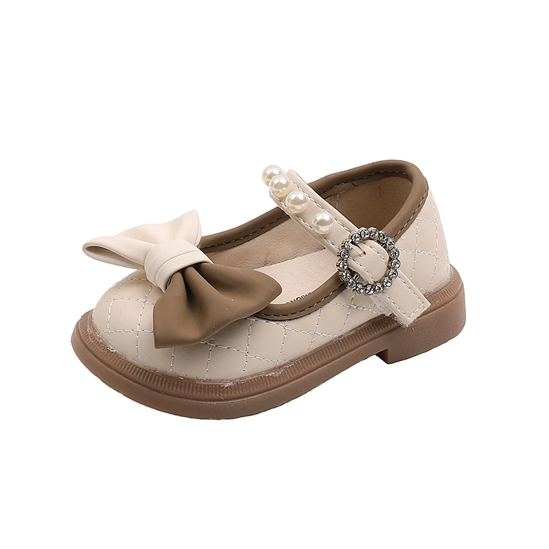 Spring and Autumn Girls Leather Shoes Baby Shoes Princess Soft   Baby Walking Shoes  Children\'s Fashionable