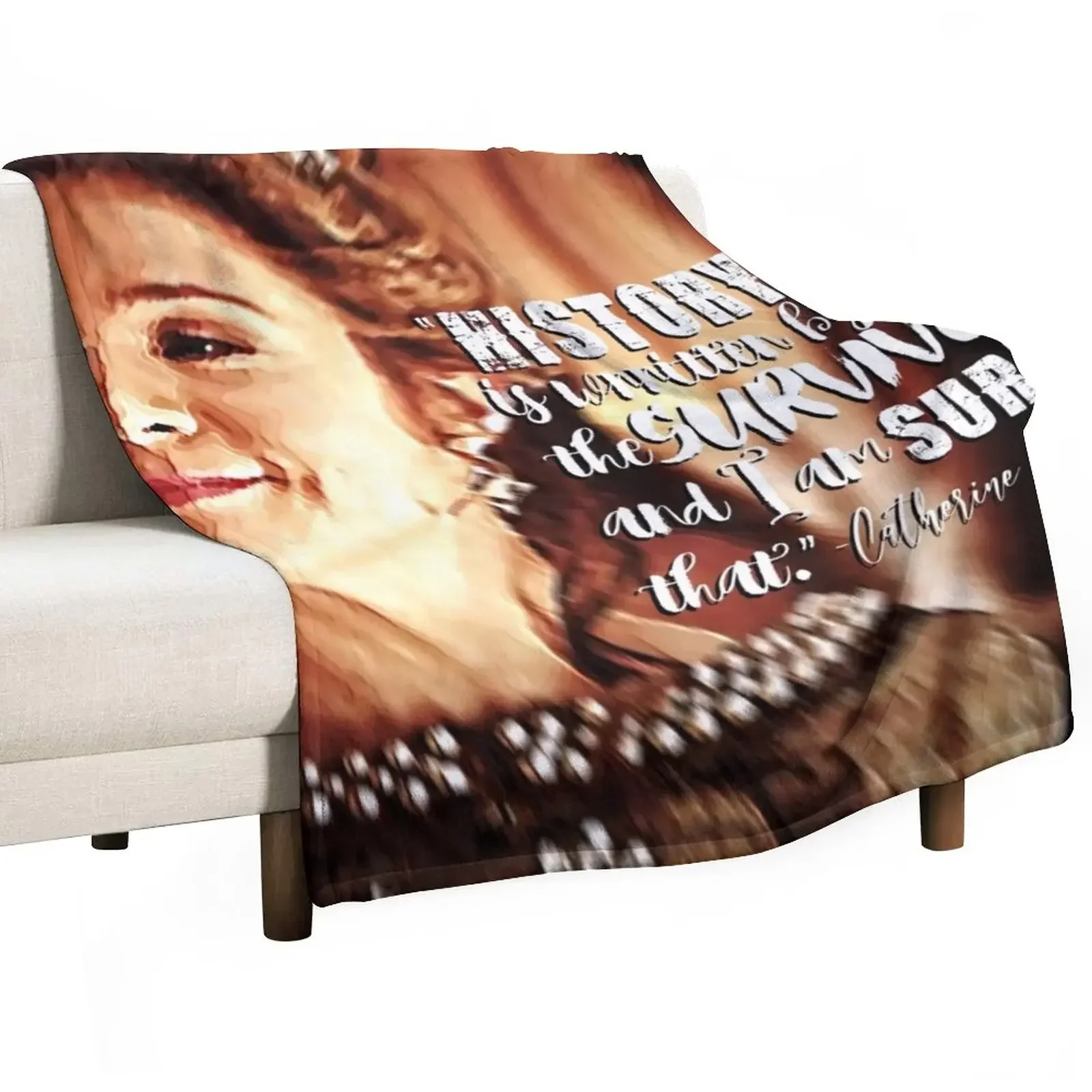 

Catherine de Medici Quote Throw Blanket Hair Shaggy Multi-Purpose Blankets