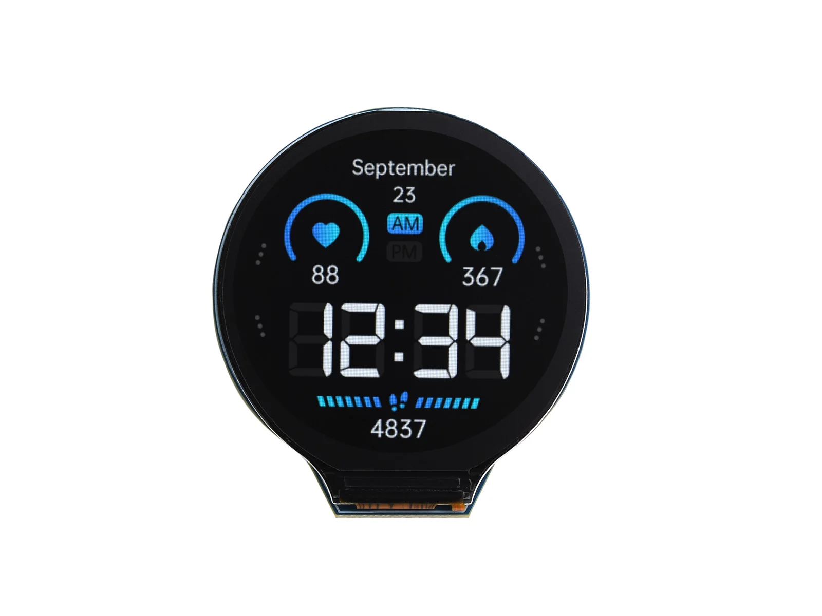 ESP32-S3 Development Board 32-bit LX7 Dual-core Processor Integrates GC9A01 Display Driver Chip With 1.28inch IPS Round LCD, lcd display module,display module