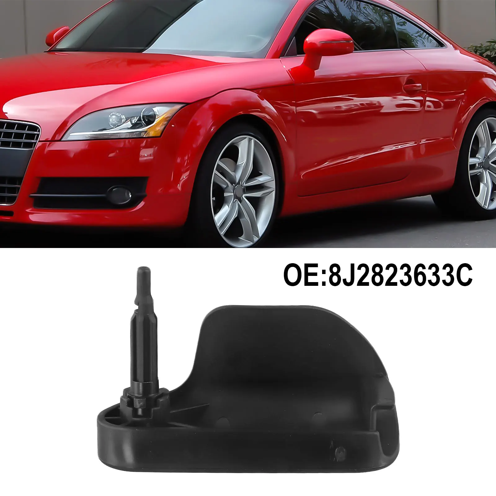 Car LHD Hood Latch Release Handle Bonnet Lever And Brackets 8J1823533C For TT MK2 2007-2014 Replacement Car Part