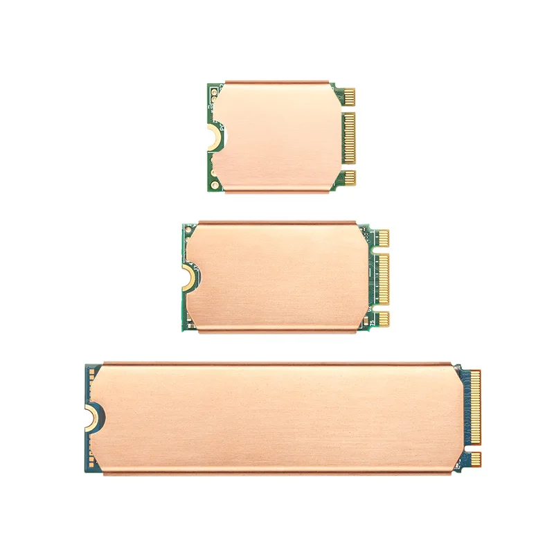 FinalCool TN80/42/30 M.2 NVME 2280 2242 2230 SSD Heatsink Copper PS5 Radiator Solid State Drives Cooler Silicone for Laptop PC