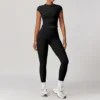 SWELTERING 2 Pieces Sportswear Women Yoga Set Gym Clothes Sportswear Yoga Suits Fitness Set Tracksuits Sports Bra Gym Leggings