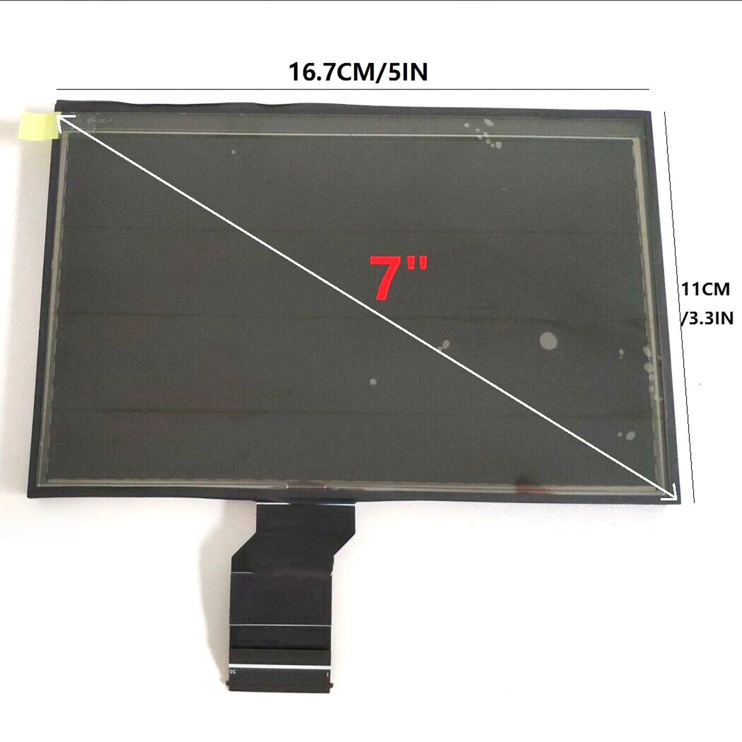  Ľ 2017-2020 TDO-WXGA0700K00057-V1 ü LCD ÷, ġ ũ  ̼, 7 ġ