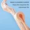 1pc Long Handle Bath Brush Soft Hair Bath Back Ball Brush Bathroom Body Brushes Mud Back Scrubber Shower Massage 5