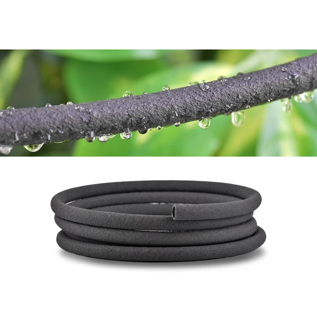 1M Tartós 12/16 Mm-Es Áztató Tömlő Mikro Csepegtető Öntözőszivárgó Cső Öregedésgátló Áteresztőkert Kerti Öntözés