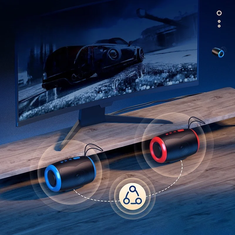 TSN-1 Portable Speaker 5.3 Stereo Bluetooth Waterproof