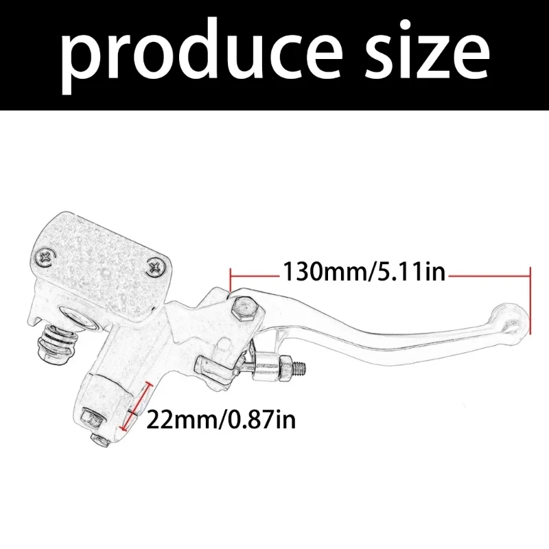 고성능 프론트 브레이크 캘리퍼 메인 실린더 어셈블리 CRF250R CRF450R CR125R CR250R 용 오토바이 브레이크 업그레이드