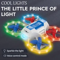 New KF601 Mini Drones With Music And Lights For Beginners Quadcopter Easy To Control RC Helicopter Children Toys Gifts