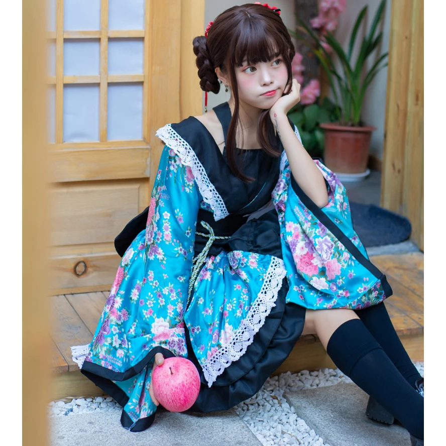 Lt Blue Kimono