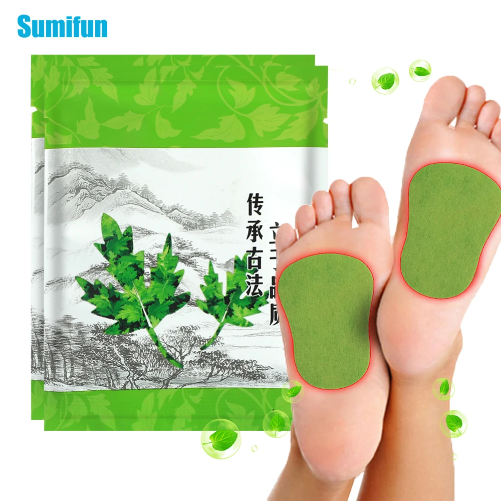 12/24/36Pcs Wormwood Foot Patch Body Detox Help Sleep Sticker Weight
