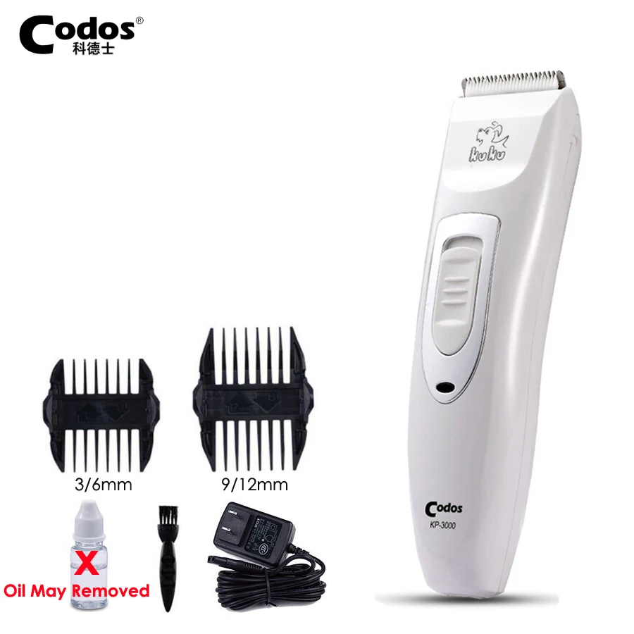 Codos KP3000 Professional Grooming Kit Rechargeable Pet Cat Dog Hair Trimmer Electrical Clipper Shaver Set Haircut Machine