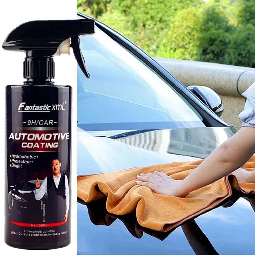 Rivestimento Per Auto In Ceramica 1000Ml 9H Nano Liquid Glass Plated Crystal Hydrofobic Waterproof Polishing Paint Durezza Car Polish Wax