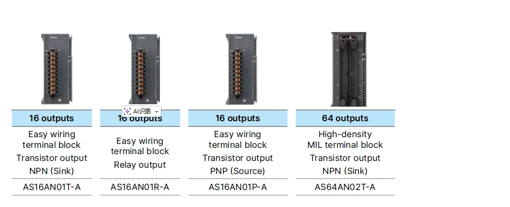 Original Delta AS64AN02T-A AS64AM10N-A AS series Expansion Digital Output Module