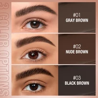 O.TWO.O Eyebrow Pomade Brow Gel Wax 2 IN 1 Waterproof Long Lasting Creamy Texture Eye Brow Tint Enhancers Cosmetics Makeup 2