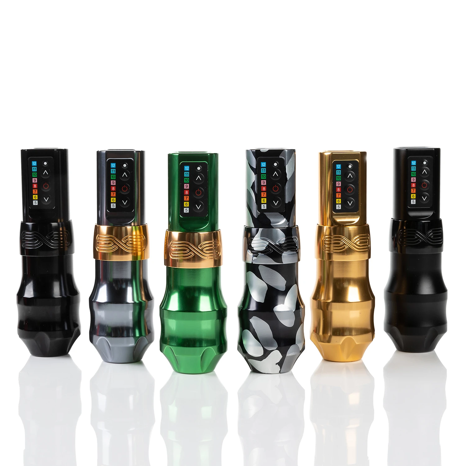 New Exo Battery Pen Tattoo Machine Gun With Two Rechargable Wireless