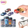 1:64 Remote Control Mini Rc Car Battery Operated Racing Car Pvc Cans Pack Machine Drift-Buggy Bluetooth Radio Controlled Toy Kid 1
