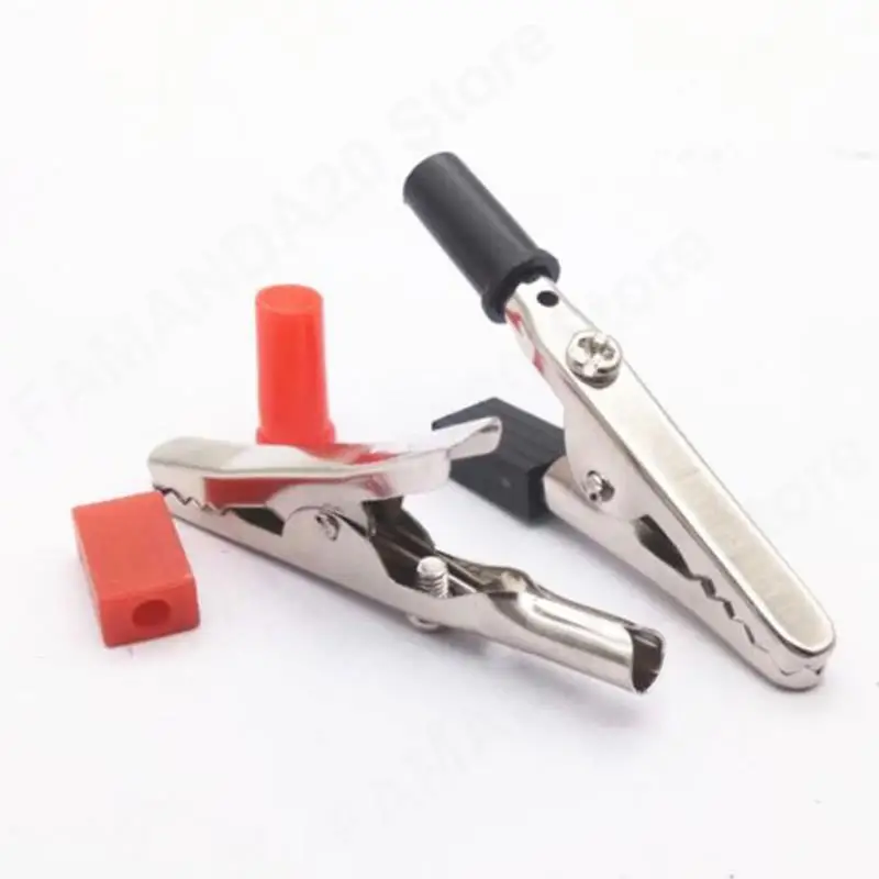50mm Plastic Handle Alligator Clips 10 pcs