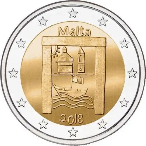 Malta 2018 Moneta Commemorativa Cultural Heritage 2 Euro Unc