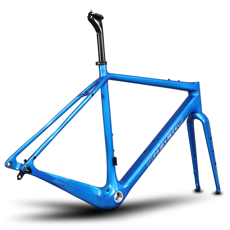 ICAN GJ01 gravel Disc brake carbon cyclocross bike bicycle frame internal cable routing max tire MTB 29er x 1.95 Road 700C x45mm