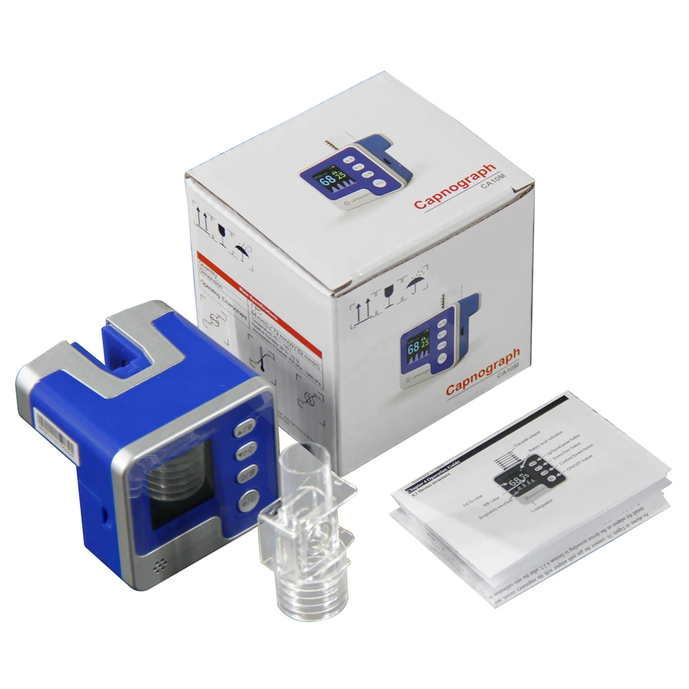 New Veterinary Capnograph Veterinary Monitor ETCO2 Sensor Monitor Connect Patien
