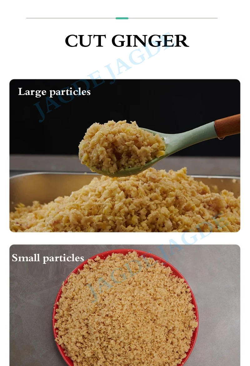 Description Picture 6 of itemDesktop Electric Vegetable Cutter Shredder Machine Vegetable Onion Cutter Cabbage Pepper Ginger Chopper Machine