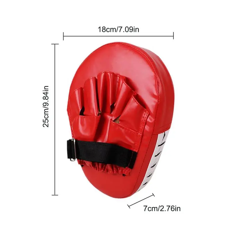 Kick Boxing Gloves Pad 1PC PU Leather Punch Target Bag For Adults Kids MMA Karate Muay Thai Free Fight Training Equipment